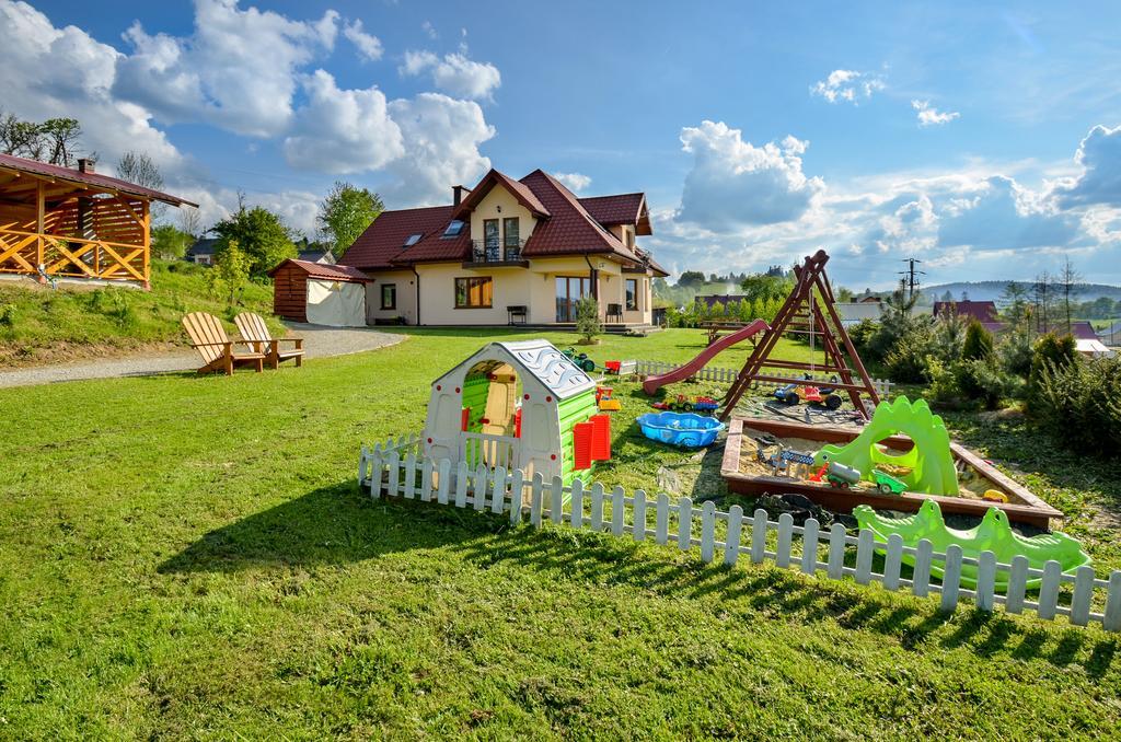 Pensjonat Na Zielonym Wzgorzu Zawoz Bagian luar foto